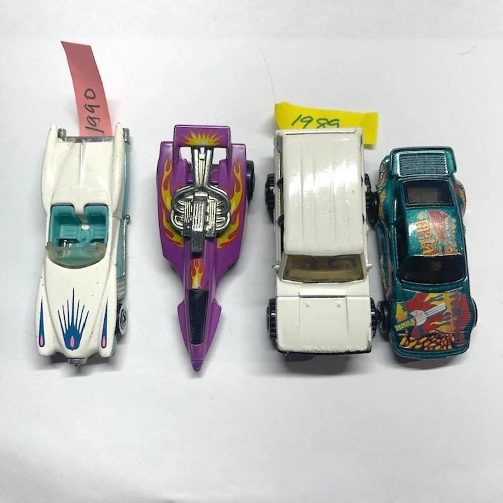 HOT WHEELS 20 Car Lot From 1969 Through 1990 2 Redlines‎ Novelty Racers More